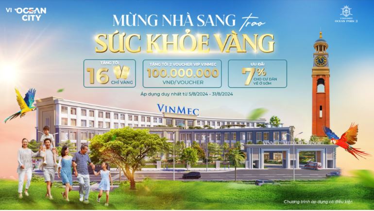 MỞ BÁN ĐỢT 1 DỰ ÁN VINHOMES OCEAN PARK HƯNG YÊN