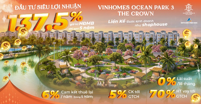 DỰ ÁN VINHOMES OCEAN PARK HƯNG YÊN