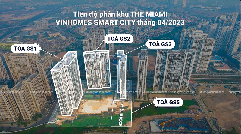MỞ BÁN TÒA GS5 PHÂN KHU THE MIAMI VÀ PHÂN KHU LUMIÈRE